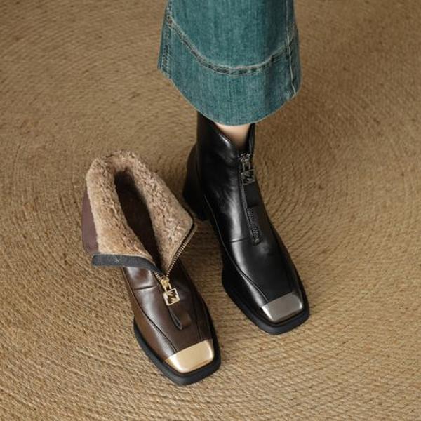 Luxurious Handcrafted Leather Women’s Shoes: Elegance in Every Stitch(EcqiHL-6112)