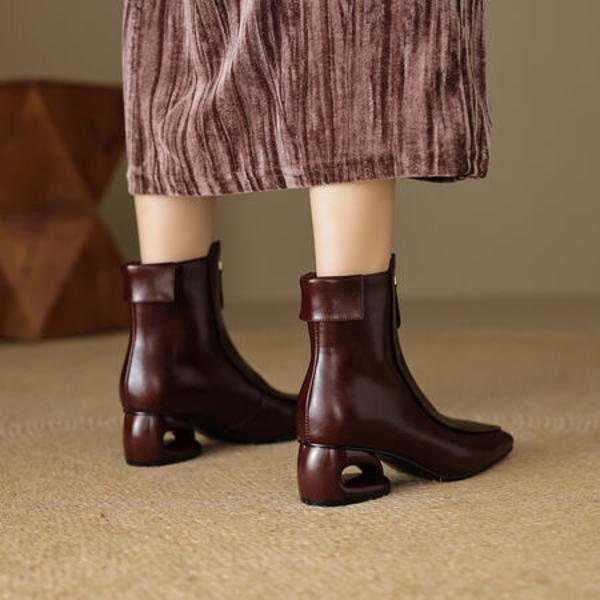 Elegance in Every Step: Handcrafted Genuine Leather Women’s Shoes(EcqiHL-6110)