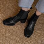 Handcrafted Luxury Genuine Leather Women's Shoes - Elegant Craftsmanship(EcqiH-6108)