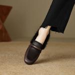 Exquisite Handcrafted Leather Women's Shoes - Luxurious Elegance(EcqiH-6130)