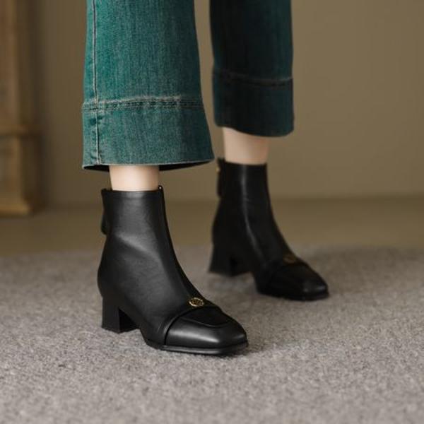 Luxury Handmade Leather Shoes for Elegant Women(EcqiH-6135)