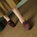 Elegance in Every Stitch: Handcrafted Leather Women's Shoes(EcqiH-1730)