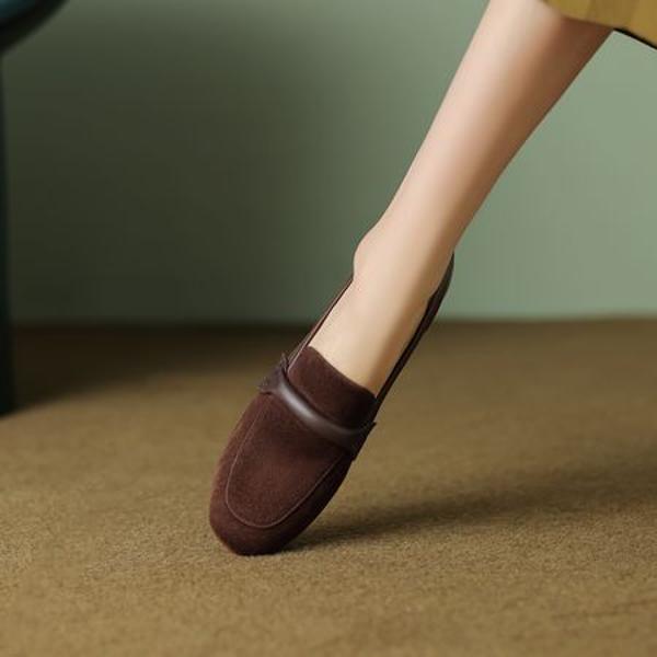 Elegance in Every Stitch: Handcrafted Leather Women's Shoes(EcqiH-1730)