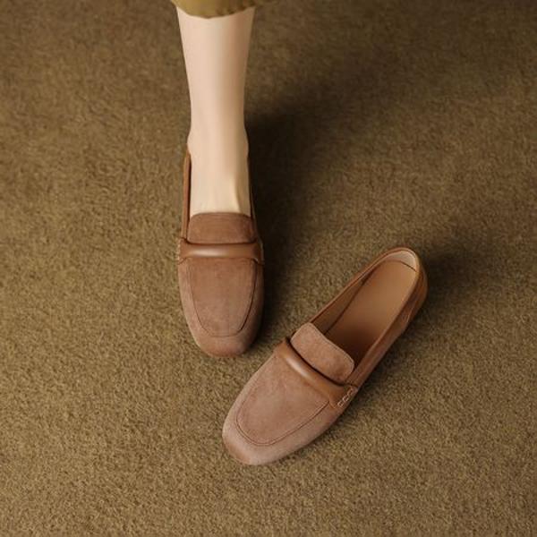 Elegance in Every Stitch: Handcrafted Leather Women's Shoes(EcqiH-1730)