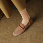 Elegance in Every Stitch: Handcrafted Leather Women's Shoes(EcqiH-1730)