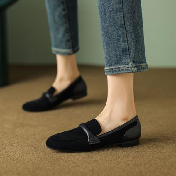 Elegance in Every Stitch: Handcrafted Leather Women's Shoes(EcqiH-1730)