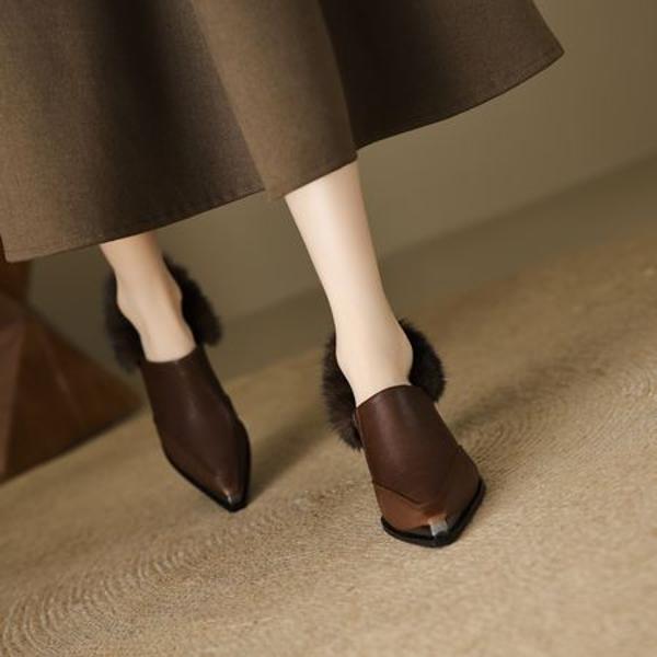 Handcrafted Luxury Leather Shoes for Elegant Women(EcqiH-6162)