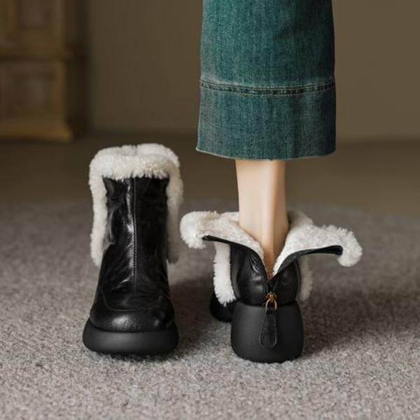 Exquisite Handmade Genuine Leather Women's Shoes - Elegance Redefined(EcqiH-6178)