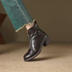 Handcrafted Luxury Genuine Leather Women's Shoes - Elegance Redefined(EcqiH-6172)