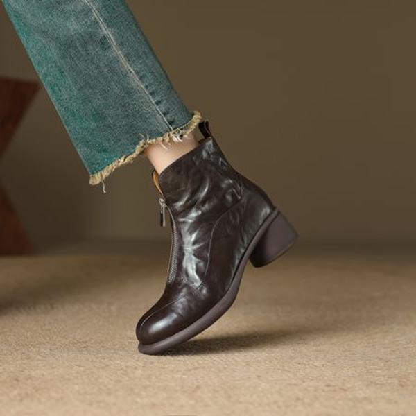 Handcrafted Luxury Genuine Leather Women's Shoes - Elegance Redefined(EcqiH-6172)