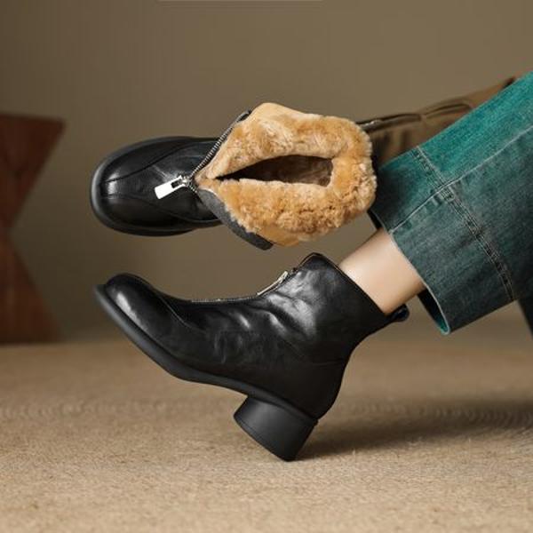 Handcrafted Luxury Genuine Leather Women's Shoes - Elegance Redefined(EcqiH-6172)