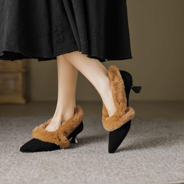 Handcrafted Genuine Leather Women’s Shoes: Elegant, Luxurious Craftsmanship(EcqiH-6170)