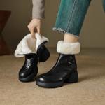 Elegant Handcrafted Genuine Leather Women's Shoes - Luxury Craftsmanship(EcqiH-6182)