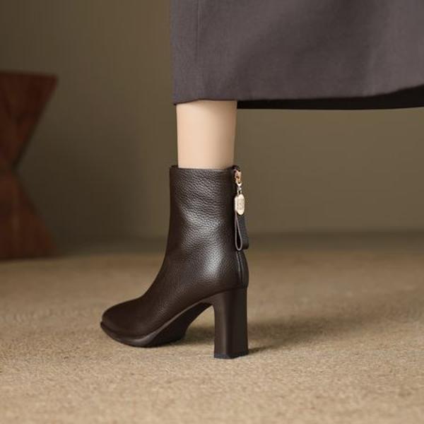 Elegant Handcrafted Leather Women's Shoes, Luxurious Quality(EcqiHL-6889)