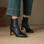 Elegant Handcrafted Leather Women's Shoes, Luxurious Quality(EcqiHL-6889)