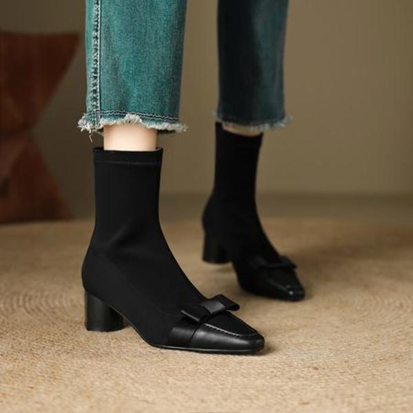 Luxurious Handmade Leather Women's Shoes with Craftsmanship(EcqiH-6892)