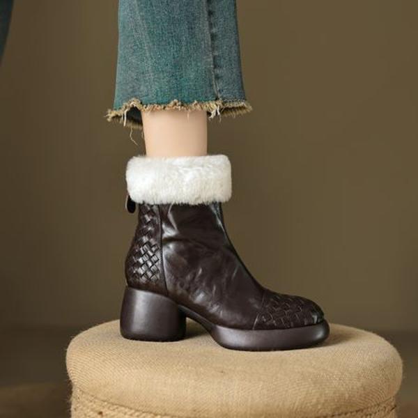 Handcrafted Luxury Leather Women’s Shoes - Elegance Redefined(EcqiH-6895)