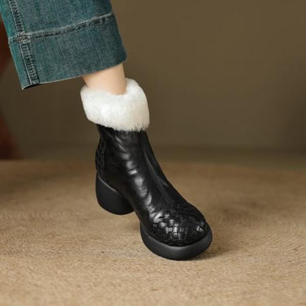 Handcrafted Luxury Leather Women’s Shoes - Elegance Redefined(EcqiH-6895)