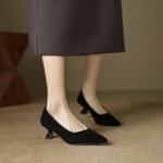 Handcrafted Genuine Leather Women's Shoes: Elegant Luxury Steps(EcqiH-6188)