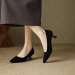 Handcrafted Genuine Leather Women's Shoes: Elegant Luxury Steps(EcqiH-6188)