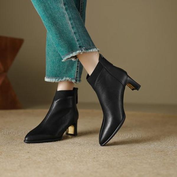 Elegant Handcrafted Leather Women's Shoes: Luxe Quality(EcqiHL-6197)