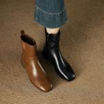 Handcrafted Luxury Leather Women's Shoes - Elegant Craftsmanship(EcqiHL-6222)