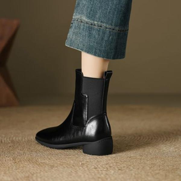 Handcrafted Luxury Leather Women's Shoes - Elegant Craftsmanship(EcqiHL-6222)