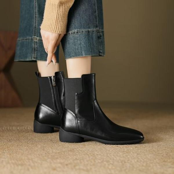 Handcrafted Luxury Leather Women's Shoes - Elegant Craftsmanship(EcqiHL-6222)