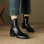 Handcrafted Luxury Leather Women's Shoes - Elegant Craftsmanship(EcqiHL-6222)