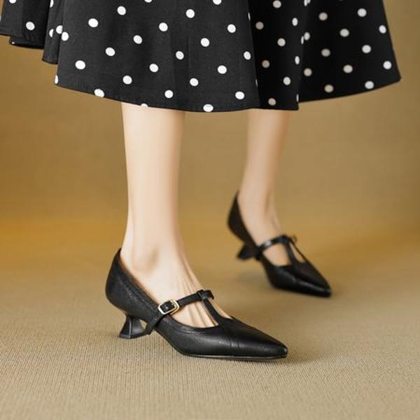 Exquisite Handcrafted Leather Women's Shoes: Luxurious Elegance and Quality(EcqiH-6218)