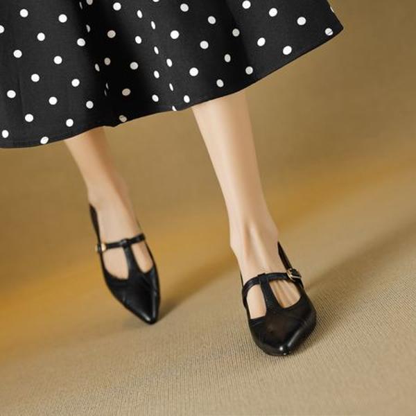 Exquisite Handcrafted Leather Women's Shoes: Luxurious Elegance and Quality(EcqiH-6218)