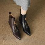 Elegant Handmade Leather Women's Shoes: Exquisite Craftsmanship & Luxury Quality(EcqiH-6215)