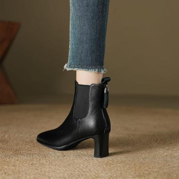 Handcrafted Leather Women's Shoes - Luxurious Elegance(EcqiHL-6223)