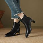 Handcrafted Leather Women's Shoes - Luxurious Elegance(EcqiHL-6223)
