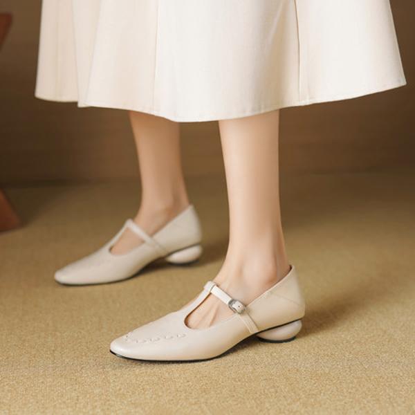 Luxurious Handcrafted Leather Women's Shoes of Exquisite Quality(EcqiHL-7001)