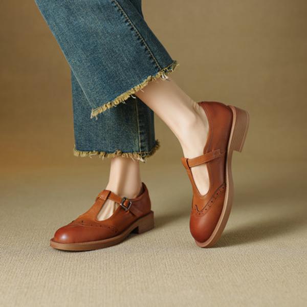 Handcrafted Leather Women's Shoes: Luxury & Elegance Redefined(EcqiH-7078)