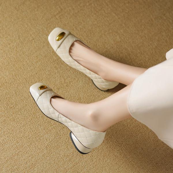 Exquisite Handcrafted Leather Women's Shoes for Elegance(EcqiHL-7006)