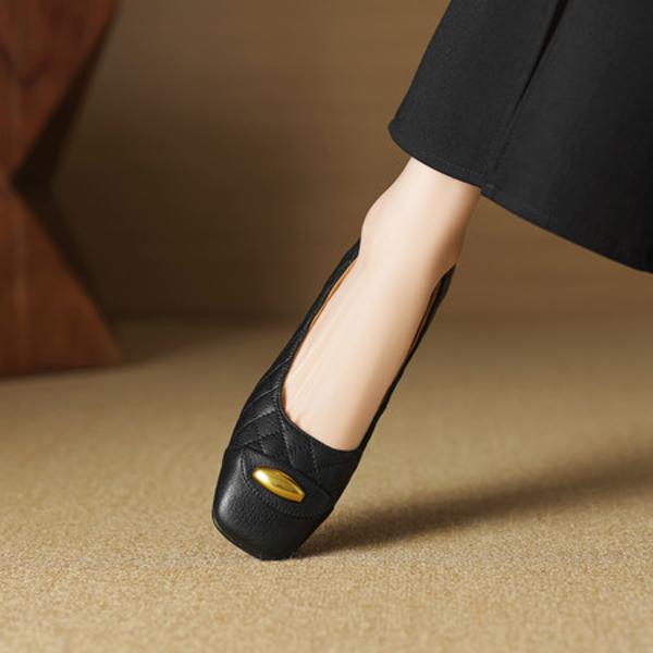 Exquisite Handcrafted Leather Women's Shoes for Elegance(EcqiHL-7006)