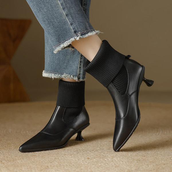 Handcrafted Luxury Leather Women's Shoes(EcqiHL-6255)