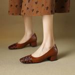 Handcrafted Luxury Leather Women’s Shoes: Elegance Meets Quality Craftsmanship(EcqiHY-7038)