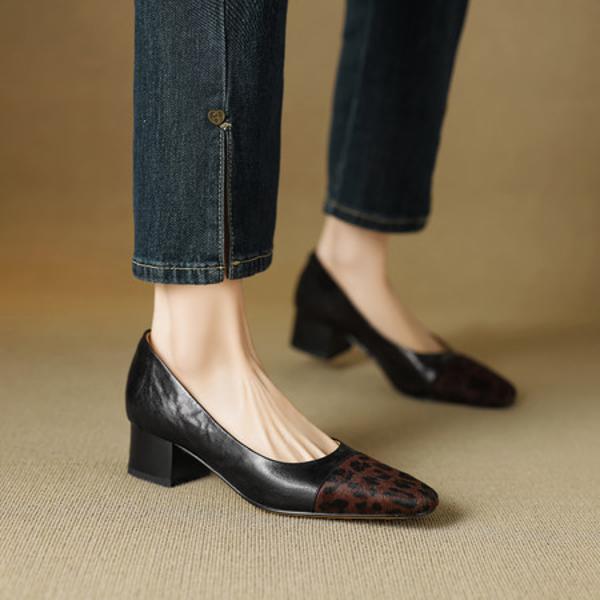 Handcrafted Luxury Leather Women’s Shoes: Elegance Meets Quality Craftsmanship(EcqiHY-7038)