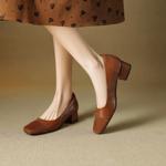 Elegance Redefined: Handcrafted Genuine Leather Women’s Shoes(EcqiHY-7050)