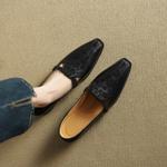 Exquisite Handcrafted Leather Women's Shoes: Luxurious Elegance(EcqiH-7080)