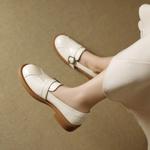 Elegant Handcrafted Leather Women’s Shoes: High-End Luxury Quality(EcqiH-7072)