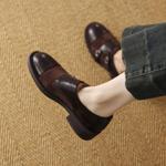 Exquisite Handcrafted Genuine Leather Women's Shoes for Luxurious Elegance(EcqiH-7086)