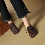 Elegant Luxurious Genuine Leather Handmade Women's Shoes Crafted with Excellence(EcqiH-7180)