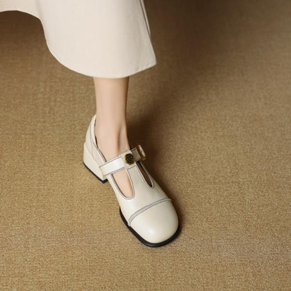 Exquisite Handcrafted Genuine Leather Women's Shoes: Elegance Meets Luxury(EcqiH-7070)