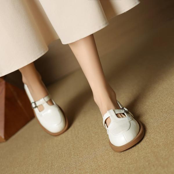 Luxurious Handcrafted Leather Women's Shoes: Elegance in Every Detail(EcqiH-7185)