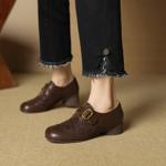 Luxury Handmade Genuine Leather Women's Shoes - Crafted for Elegance(EcqiH-7172)