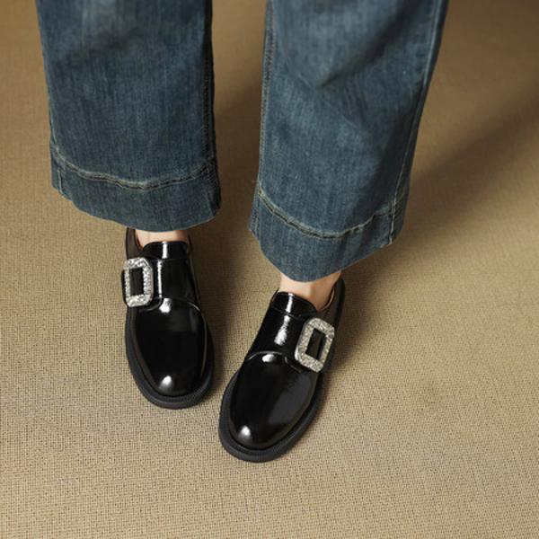 Handcrafted Luxury Leather Women's Shoes - Timeless Elegance in Every Stitch(EcqiH-7075)